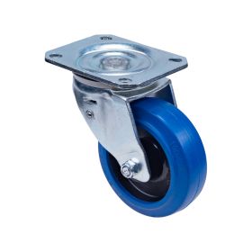 C.Adolph BlueWheel-Lenkrolle 4800-S-P/100-35 mit Positionierautomatik / Bauhöhe 128