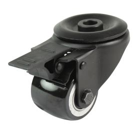 C.Adolph Bühnenlenkrolle 3003-F-R/50-41 BA schwarz / Bauhöhe 73