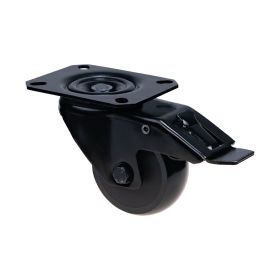 C.Adolph Bühnenlenkrolle 3003-F/80-30 BA schwarz / Bauhöhe 100