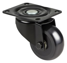 C.Adolph Bühnenlenkrolle 3003-A/100-40 BA schwarz / Bauhöhe 125