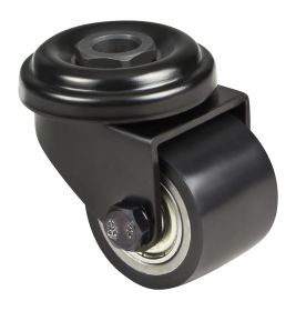 C.Adolph Bühnenlenkrolle 3003-A-R/50-41 FL schwarz / Bauhöhe 72,5