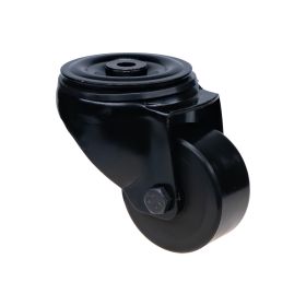 C.Adolph Bühnenlenkrolle 3003-A-R/80-40 FL schwarz / Bauhöhe 115