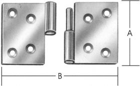 Gerollte Aushebe-Scharniere