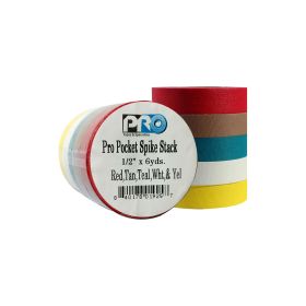 Pro Tapes PRO® Pocket Spike Stack Bright Pack (5x 12mm)