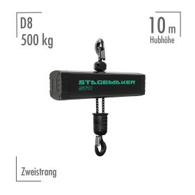 Stagemaker Elektrokettenzug SR1 502 m1 A10 500 kg D8, 10 m Hubhöhe, 2 m/min