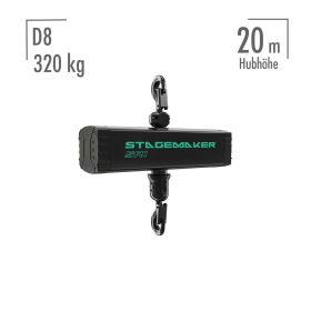 Stagemaker Elektrokettenzug SR1 324 m1 A20 320 kg D8, 20 m Hubhöhe, 4 m/min