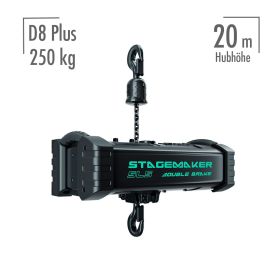 Stagemaker Elektrokettenzug SL5 258 m2 A20 250 kg D8 Plus, 20 m Hubhöhe, 8 m/min