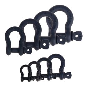 fiRSTstage Schäkel hochfest schwarz  geschw. mit Augbolzen