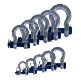 fiRSTstage Schäkel hochfest, geschweift, mit überstehendem Bolzen, Mutter und Splint