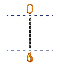 fiRSTstage Kettengehänge Einzelstrang AH, Ketten-Nenndicke 10 mm