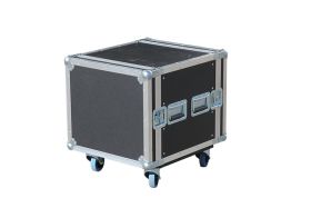 fiRSTcase 19" Case, 10HE, DD, Rollbrett, schwarz
