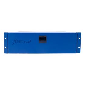 fiRSTstage Rack-Schublade 19" 3HE Stahl, blau