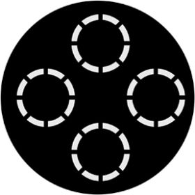 Rosco Metallgobo 71033 ( DHA # 1033) Laser Mini