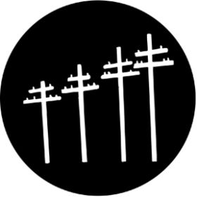 Rosco Metallgobo 77068 ( DHA # 77068) Telephone Lines