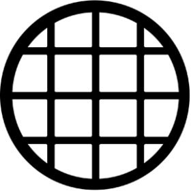 Rosco Metallgobo 77136 ( DHA # 136) Circular