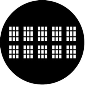 Rosco Metallgobo 77148 ( DHA # 148) Elizabethan