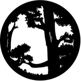 Rosco Metallgobo 77205 ( DHA # 7205) Forest Top