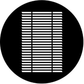 Rosco Metallgobo 77215 ( DHA # 215) Louvre