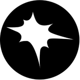 Rosco Metallgobo 77218 ( DHA # 218) Splat