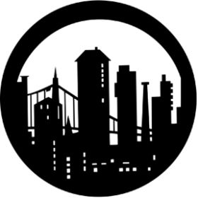 Rosco Glasgobo 77270 ( DHA # 7270) Modern Skyline