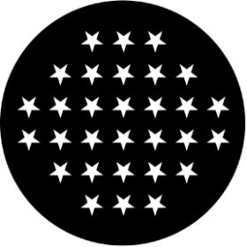 Rosco Metallgobo 77317 ( DHA # 317) Stars 3