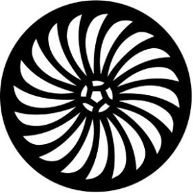 Rosco Metallgobo 77427 ( DHA # 427) Pin Wheel