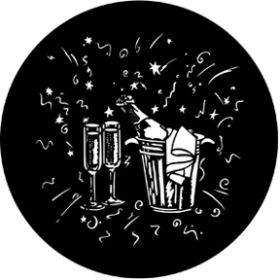 Rosco Metallgobo 77430 ( DHA # 430) Champagne