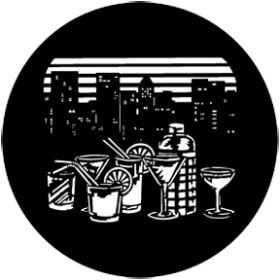 Rosco Metallgobo 77434 ( DHA # 434) Manhattan