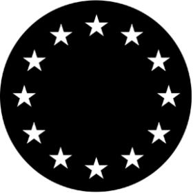 Rosco Glasgobo 77438 ( DHA # 438) European Stars