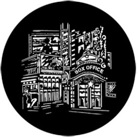 Rosco Metallgobo 77444 ( DHA # 444) Bright Lights