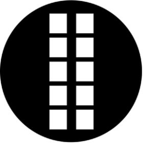 Rosco Metallgobo 77511 ( DHA # 511) Linear