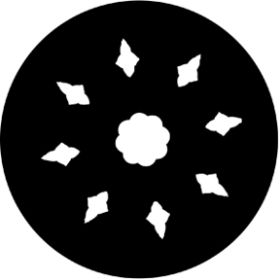 Rosco Glasgobo 77539 ( DHA # 539) Rose (b)