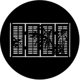 Rosco Glasgobo 77542 ( DHA # 542) Tropical Window