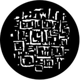 Rosco Metallgobo 77563 ( DHA # 563) Glass Brick