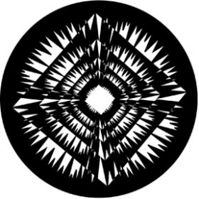 Rosco Metallgobo 77615 ( DHA # 615) Jagged Squares