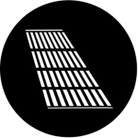 Rosco Glasgobo 77622 ( DHA # 622) Jail Bars Shadow