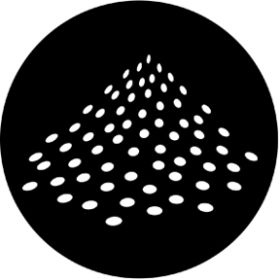 Rosco Metallgobo 77633 ( DHA # 633) Vanishing Elipses