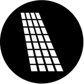 Rosco Metallgobo 77644 ( DHA # 644) Georgian Shadow