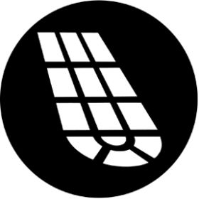 Rosco Metallgobo 77645 ( DHA # 645) Venetian Shadow