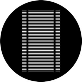 Rosco Metallgobo 77702 ( DHA # 238-202) Venetian Blind