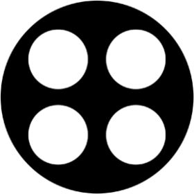 Rosco Metallgobo 77742 ( DHA # 7742) Split 4