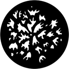 Rosco Metallgobo 77757 ( DHA # 7757) Irregular Leaves