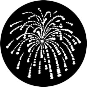 Rosco Metallgobo 77766 ( DHA # 238-266) Fireworks 1