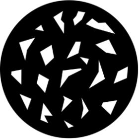 Rosco Glasgobo 77810 ( DHA # 810) Sharp Breakup (Large)