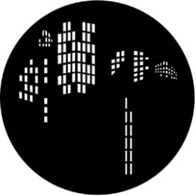 Rosco Metallgobo 77824 ( DHA # 824) Nightlights 3