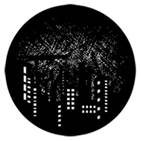 Rosco Metallgobo 77826 ( DHA # 826) Meshed Cranes