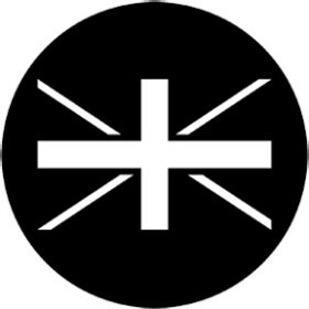 Rosco Glasgobo 77866 ( DHA # 866) Union Jack (Red)