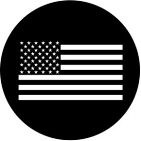 Rosco Glasgobo 77870 ( DHA # 870) Stars & Stripes (White)