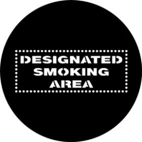 Rosco Glasgobo 77881 ( DHA # 881) Designated Smoking Area