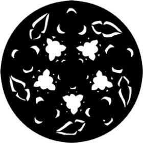 Rosco Glasgobo 77887 ( DHA # 887) Gothic Rose (Yellow)